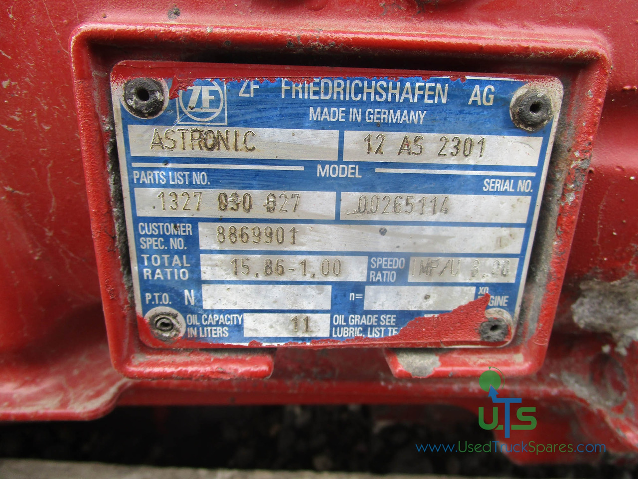 IVECO CURSOR / STRALIS ‘ASTRONIC’ 12AS 2301 GEARBOX - Pārnesumkārba - Kravas automašīna: foto 2 IVECO CURSOR / STRALIS ‘ASTRONIC’ 12AS 2301 GEARBOX - Pārnesumkārba - Kravas automašīna: foto 2