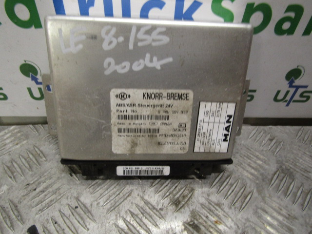 MAN LE 2000 SERIES ABS ECU P/NO 81.25935.6710 - Elektroniskais vadības bloks (ECU) - Kravas automašīna: foto 1 MAN LE 2000 SERIES ABS ECU P/NO 81.25935.6710 - Elektroniskais vadības bloks (ECU) - Kravas automašīna: foto 1