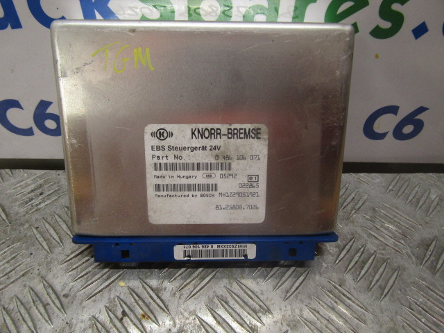 MAN TGM EBS ECU P/NO 81.25808.7026 - Elektroniskais vadības bloks (ECU) - Kravas automašīna: foto 1 MAN TGM EBS ECU P/NO 81.25808.7026 - Elektroniskais vadības bloks (ECU) - Kravas automašīna: foto 1
