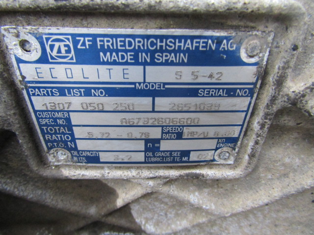 MERCEDES ATEGO 815 ZF S5.42 5 SPEED GEARBOX - Pārnesumkārba - Kravas automašīna: foto 3 MERCEDES ATEGO 815 ZF S5.42 5 SPEED GEARBOX - Pārnesumkārba - Kravas automašīna: foto 3