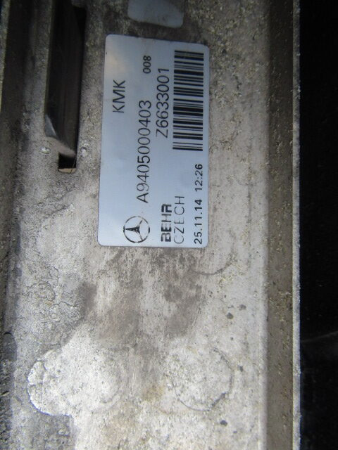 MERCEDES AXOR 1829 OM906 RADIATOR & INTERCOOLER A940 500 0403 / 0401 - Radiators - Kravas automašīna: foto 4 MERCEDES AXOR 1829 OM906 RADIATOR & INTERCOOLER A940 500 0403 / 0401 - Radiators - Kravas automašīna: foto 4