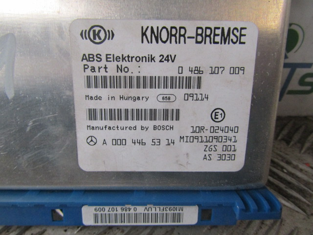 MERCEDES AXOR ABS ECU P/NO A0004465314 - Elektroniskais vadības bloks (ECU) - Kravas automašīna: foto 2 MERCEDES AXOR ABS ECU P/NO A0004465314 - Elektroniskais vadības bloks (ECU) - Kravas automašīna: foto 2
