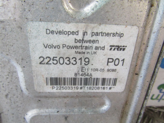 VOLVO D8K ENGINE ECU P/NO 22503319 P01 EURO 6 - Elektroniskais vadības bloks (ECU) - Kravas automašīna: foto 2 VOLVO D8K ENGINE ECU P/NO 22503319 P01 EURO 6 - Elektroniskais vadības bloks (ECU) - Kravas automašīna: foto 2