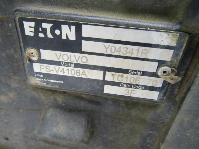 VOLVO FLE EATON 4106A 6 SPEED GEARBOX SUITS 1998 – 2006 TRUCK - Pārnesumkārba - Kravas automašīna: foto 2 VOLVO FLE EATON 4106A 6 SPEED GEARBOX SUITS 1998 – 2006 TRUCK - Pārnesumkārba - Kravas automašīna: foto 2