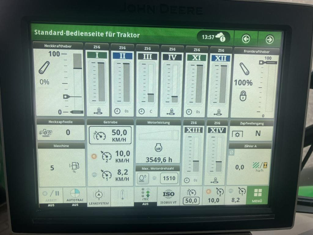 Traktors John Deere 6130R: foto 14