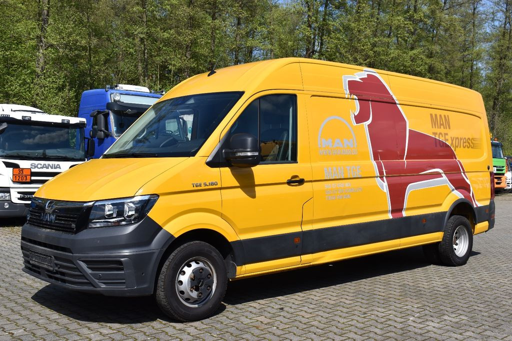 Mikroautobuss, Pasažieru furgons MAN TGE 5.180/MAXI/LIONS-Edition,3,5t,Leder,AHK,E6: foto 1