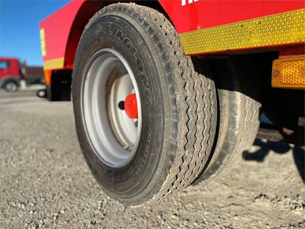 Puspiekabe zema profila platforma Hako Gooseneck lowbed , axle lift: foto 15