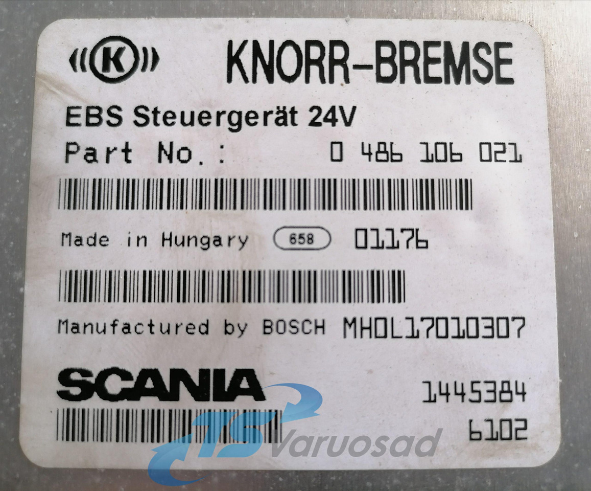 Scania Ecu, EBS 1445384 - Elektroniskais vadības bloks (ECU) - Kravas automašīna: foto 4 Scania Ecu, EBS 1445384 - Elektroniskais vadības bloks (ECU) - Kravas automašīna: foto 4