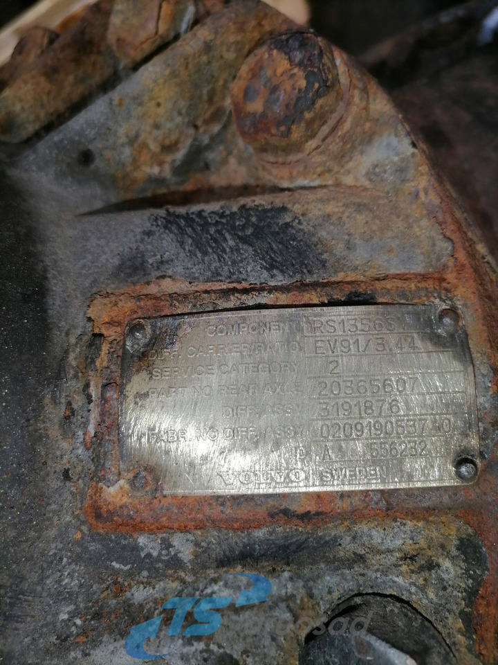 Volvo Axel gear RS1356SV - Sānpārvads - Kravas automašīna: foto 5 Volvo Axel gear RS1356SV - Sānpārvads - Kravas automašīna: foto 5