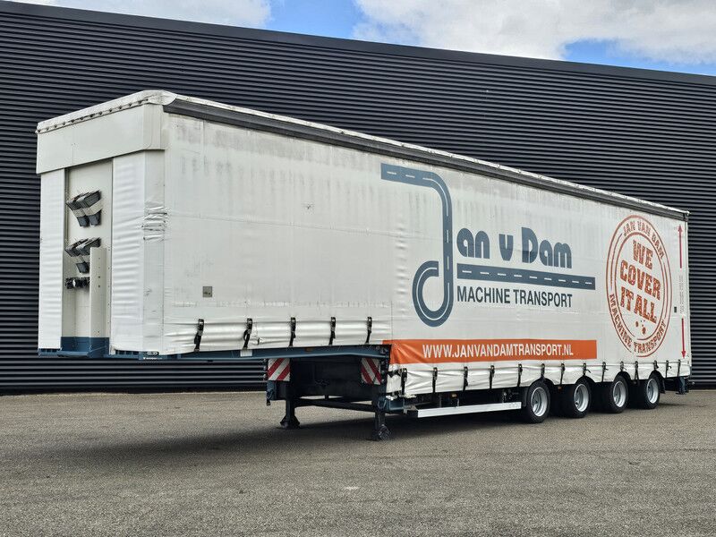 ES-GE 4STL48 / 4 AXLE / SLIDING ROOF / EXPANDABLE / LIFT ROOF - Puspiekabe zema profila platforma: foto 1 ES-GE 4STL48 / 4 AXLE / SLIDING ROOF / EXPANDABLE / LIFT ROOF - Puspiekabe zema profila platforma: foto 1
