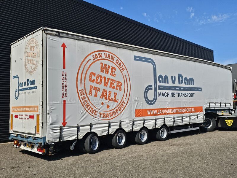 ES-GE 4STL48 / 4 AXLE / SLIDING ROOF / EXPANDABLE / LIFT ROOF - Puspiekabe zema profila platforma: foto 3 ES-GE 4STL48 / 4 AXLE / SLIDING ROOF / EXPANDABLE / LIFT ROOF - Puspiekabe zema profila platforma: foto 3