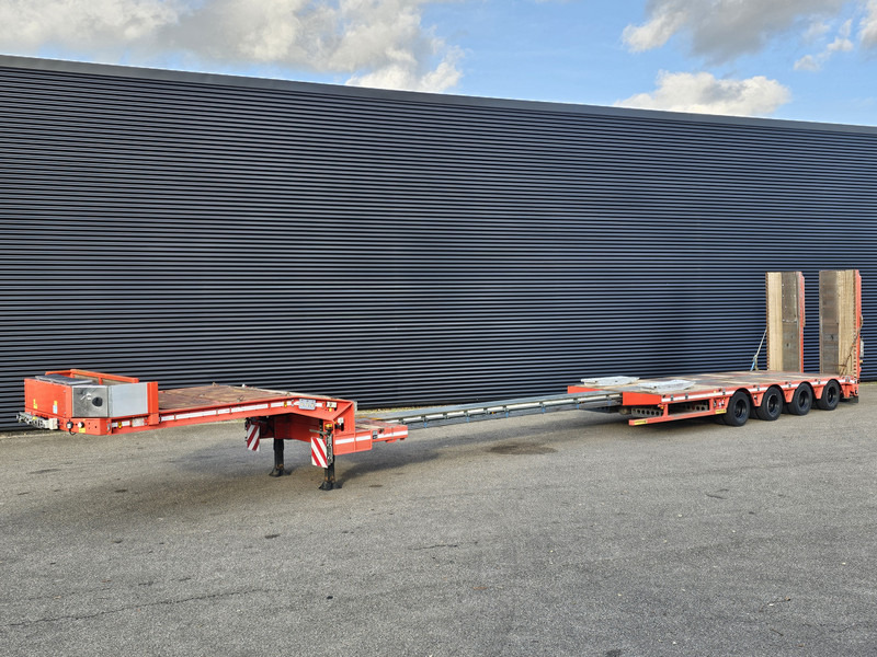 Faymonville F-S44-/ 4 x STEERING / HYDRAULIC RAMPS / EXTENDABLE - Puspiekabe zema profila platforma: foto 1 Faymonville F-S44-/ 4 x STEERING / HYDRAULIC RAMPS / EXTENDABLE - Puspiekabe zema profila platforma: foto 1