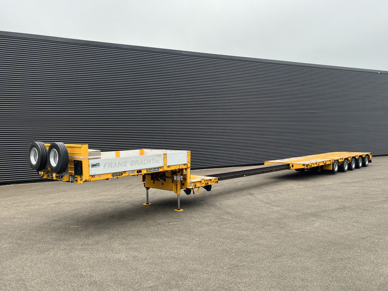 Goldhofer STZ-L 5-50/80 A / 5 X STEERING / EXTENDABLE / - Puspiekabe zema profila platforma: foto 1 Goldhofer STZ-L 5-50/80 A / 5 X STEERING / EXTENDABLE / - Puspiekabe zema profila platforma: foto 1