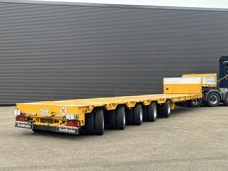 Goldhofer STZ-L 5-50/80 A / 5 X STEERING / EXTENDABLE / - Puspiekabe zema profila platforma: foto 5 Goldhofer STZ-L 5-50/80 A / 5 X STEERING / EXTENDABLE / - Puspiekabe zema profila platforma: foto 5
