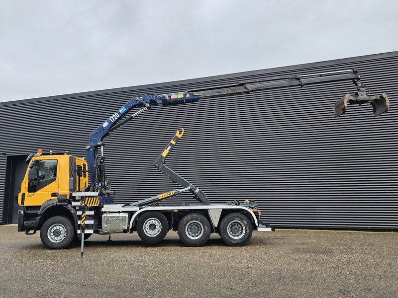 Iveco TRAKKER 380 8X6 / EURO 6 / CRANE + HOOKLIFT - Pacēlājs ar āķi, Kravas auto ar manipulatoru: foto 3 Iveco TRAKKER 380 8X6 / EURO 6 / CRANE + HOOKLIFT - Pacēlājs ar āķi, Kravas auto ar manipulatoru: foto 3