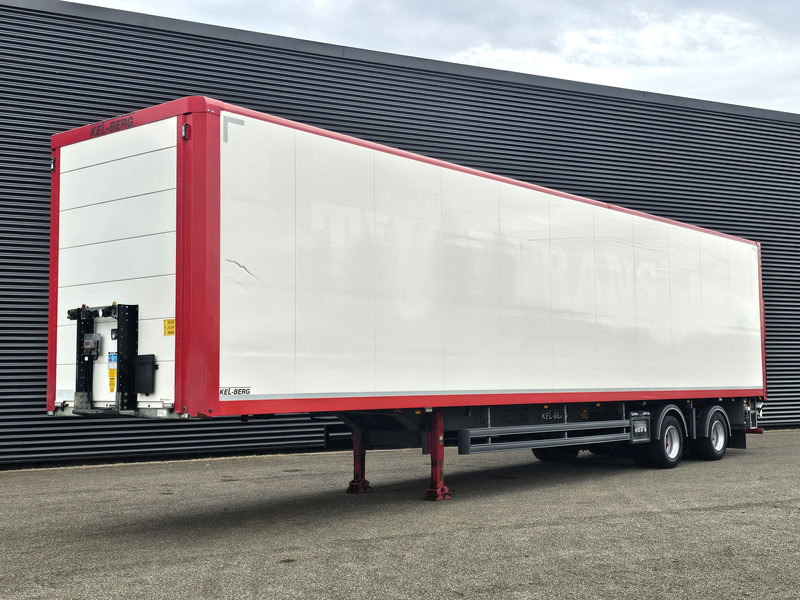 KEL-BERG STEERING AXLE / LIFT AXLE / TAIL LIFT - Puspiekabe slēgtā virsbūve: foto 1 KEL-BERG STEERING AXLE / LIFT AXLE / TAIL LIFT - Puspiekabe slēgtā virsbūve: foto 1