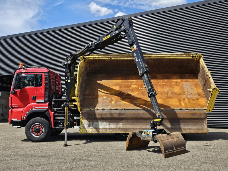 MAN TGS 33.480 6x6 / PALFINGER Z CRANE / 2 SIDE TIPPER - Kravas automašīna pašizgāzējs, Kravas auto ar manipulatoru: foto 2 MAN TGS 33.480 6x6 / PALFINGER Z CRANE / 2 SIDE TIPPER - Kravas automašīna pašizgāzējs, Kravas auto ar manipulatoru: foto 2