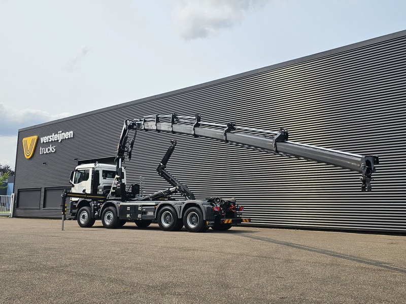 MAN TGS 35.470 8X4 BB / HIAB CRANE + HOOKLIFT - Pacēlājs ar āķi, Kravas auto ar manipulatoru: foto 4 MAN TGS 35.470 8X4 BB / HIAB CRANE + HOOKLIFT - Pacēlājs ar āķi, Kravas auto ar manipulatoru: foto 4