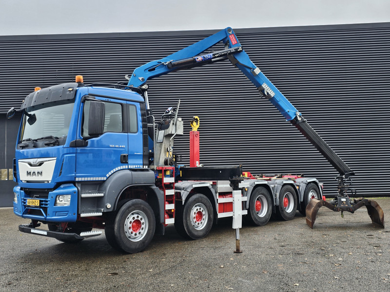 MAN TGS 47.440 BBL / 10X4 HOOKLIFT + Z CRANE - Pacēlājs ar āķi, Kravas auto ar manipulatoru: foto 3 MAN TGS 47.440 BBL / 10X4 HOOKLIFT + Z CRANE - Pacēlājs ar āķi, Kravas auto ar manipulatoru: foto 3