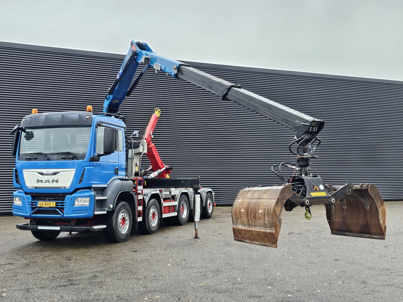 MAN TGS 47.440 BBL / 10X4 HOOKLIFT + Z CRANE - Pacēlājs ar āķi, Kravas auto ar manipulatoru: foto 2 MAN TGS 47.440 BBL / 10X4 HOOKLIFT + Z CRANE - Pacēlājs ar āķi, Kravas auto ar manipulatoru: foto 2