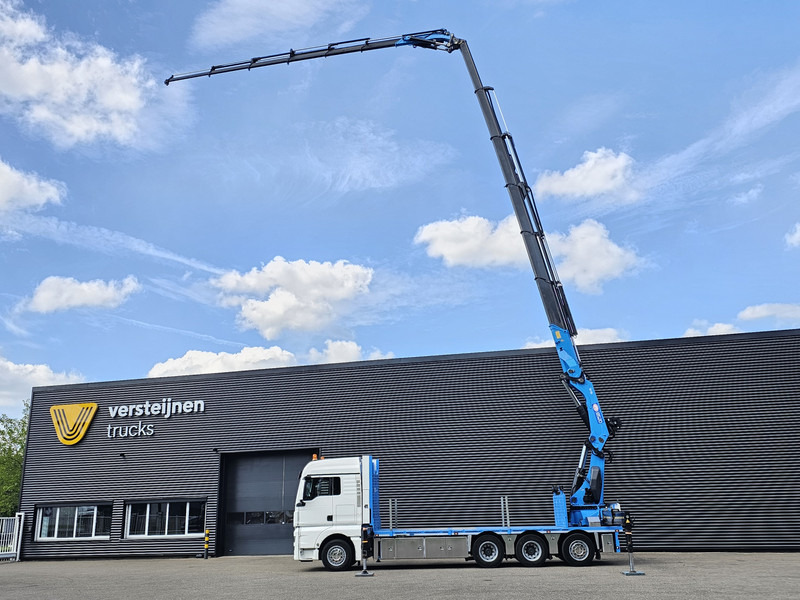 MAN TGX 35.480 8x4-4 / HMF 85 t/m + JIB / WINCH - Bortu kravas automašīna/ Platforma, Kravas auto ar manipulatoru: foto 2 MAN TGX 35.480 8x4-4 / HMF 85 t/m + JIB / WINCH - Bortu kravas automašīna/ Platforma, Kravas auto ar manipulatoru: foto 2