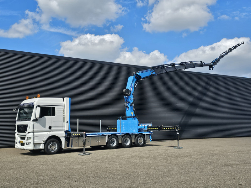 MAN TGX 35.480 8x4-4 / HMF 85 t/m + JIB / WINCH - Kravas auto ar manipulatoru: foto 1 MAN TGX 35.480 8x4-4 / HMF 85 t/m + JIB / WINCH - Kravas auto ar manipulatoru: foto 1