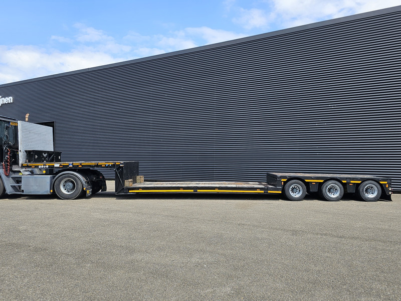 MEUSBURGER MPG 3 / LOW BED / EXTENDABLE / 3 x STEERING AXLE - Puspiekabe zema profila platforma: foto 4 MEUSBURGER MPG 3 / LOW BED / EXTENDABLE / 3 x STEERING AXLE - Puspiekabe zema profila platforma: foto 4