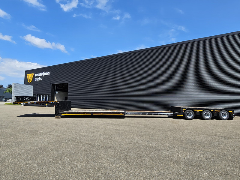 MEUSBURGER MPG 3 / LOW BED / EXTENDABLE / 3 x STEERING AXLE - Puspiekabe zema profila platforma: foto 3 MEUSBURGER MPG 3 / LOW BED / EXTENDABLE / 3 x STEERING AXLE - Puspiekabe zema profila platforma: foto 3
