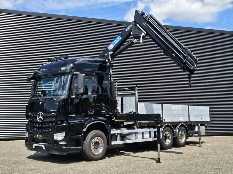 Mercedes-Benz Arocs 2545 6x2 / HMF 32 t/m CRANE / KRAN - Bortu kravas automašīna/ Platforma, Kravas auto ar manipulatoru: foto 2 Mercedes-Benz Arocs 2545 6x2 / HMF 32 t/m CRANE / KRAN - Bortu kravas automašīna/ Platforma, Kravas auto ar manipulatoru: foto 2