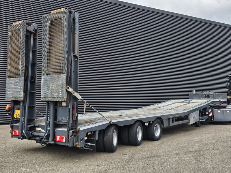 Nooteboom MCO-48-03 / STEERING AXLE / HYDRAULIC RAMPS + BED - Puspiekabe zema profila platforma: foto 3 Nooteboom MCO-48-03 / STEERING AXLE / HYDRAULIC RAMPS + BED - Puspiekabe zema profila platforma: foto 3