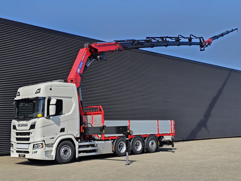 Scania 560R / HMF 50 t/m - JIB / LIER - Kravas auto ar manipulatoru: foto 1 Scania 560R / HMF 50 t/m - JIB / LIER - Kravas auto ar manipulatoru: foto 1