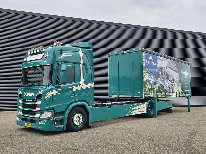 Scania G280 BDF / RETARDER / FULL AIR / 2 X LOADING BOX - Konteineru vedējs/ Kravas automašīna ar noņemamā virsbūve: foto 5 Scania G280 BDF / RETARDER / FULL AIR / 2 X LOADING BOX - Konteineru vedējs/ Kravas automašīna ar noņemamā virsbūve: foto 5