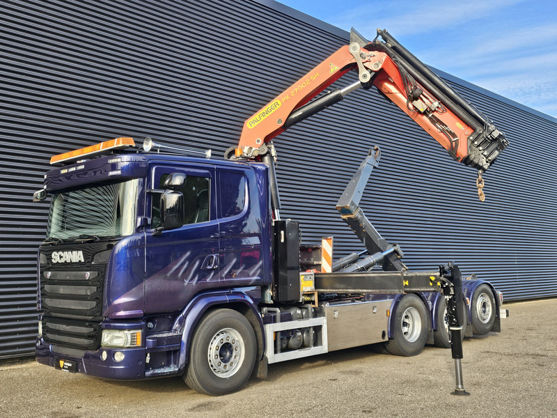 Scania G490 8x4*4 / PALFINGER CRANE + HOOKLIFT - Pacēlājs ar āķi, Kravas auto ar manipulatoru: foto 4 Scania G490 8x4*4 / PALFINGER CRANE + HOOKLIFT - Pacēlājs ar āķi, Kravas auto ar manipulatoru: foto 4