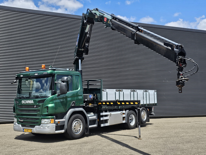 Scania P410 / 6X2-4 / 21 t/m CRANE / KRAN - Kravas auto ar manipulatoru: foto 2 Scania P410 / 6X2-4 / 21 t/m CRANE / KRAN - Kravas auto ar manipulatoru: foto 2