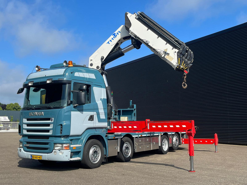 Scania R 440 8X2*6 / HMF THOR K6 - Kravas auto ar manipulatoru: foto 4 Scania R 440 8X2*6 / HMF THOR K6 - Kravas auto ar manipulatoru: foto 4