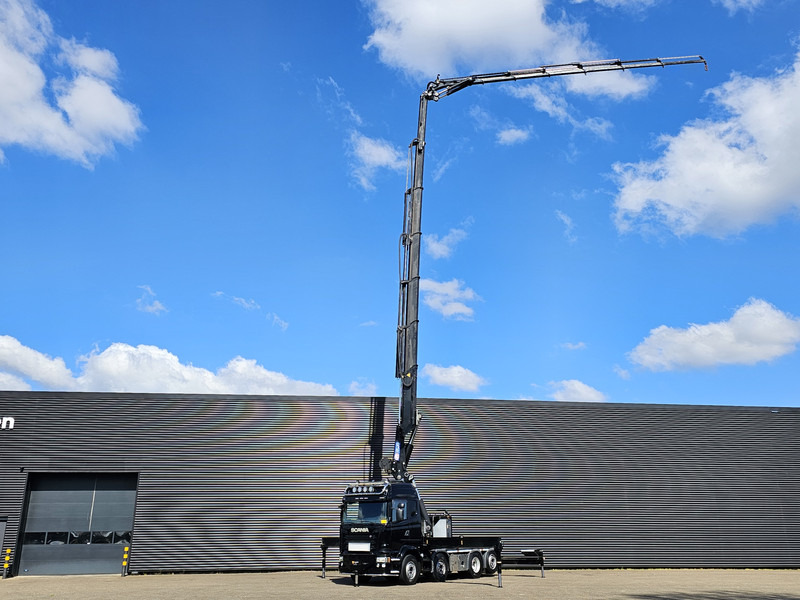 Scania R490 / 8x2 / HMF 85 TM CRANE / WINCH / JIB - Kravas auto ar manipulatoru: foto 4 Scania R490 / 8x2 / HMF 85 TM CRANE / WINCH / JIB - Kravas auto ar manipulatoru: foto 4