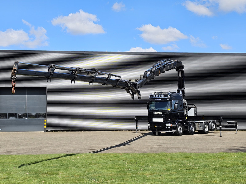 Scania R490 / 8x2 / HMF 85 TM CRANE / WINCH / JIB - Kravas auto ar manipulatoru: foto 5 Scania R490 / 8x2 / HMF 85 TM CRANE / WINCH / JIB - Kravas auto ar manipulatoru: foto 5
