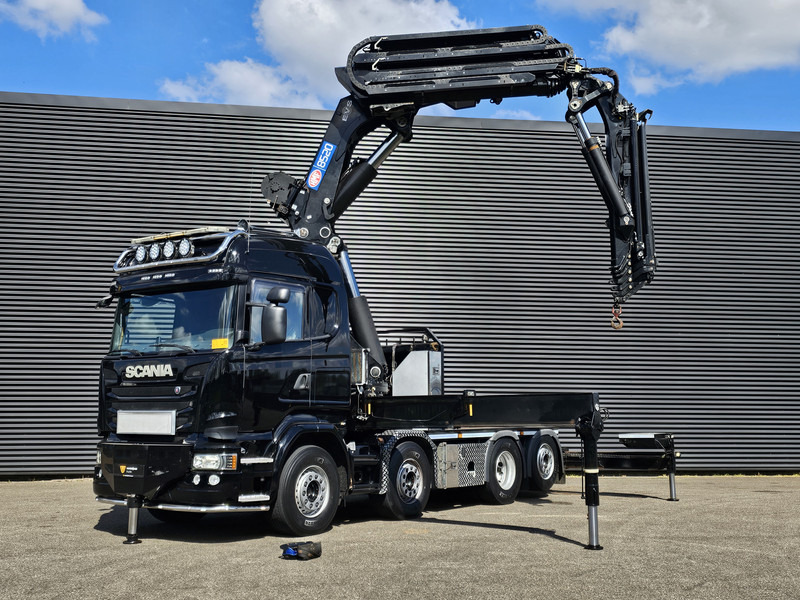 Scania R490 / 8x2 / HMF 85 TM CRANE / WINCH / JIB - Kravas auto ar manipulatoru: foto 3 Scania R490 / 8x2 / HMF 85 TM CRANE / WINCH / JIB - Kravas auto ar manipulatoru: foto 3
