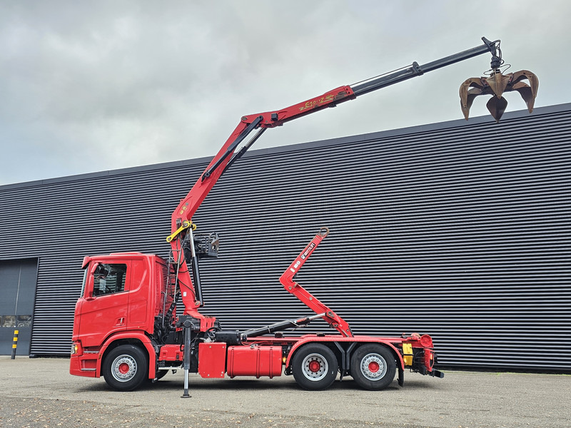 Scania R520 V8 6x2/4 / EPSILON CRANE + HOOKLIFT - Pacēlājs ar āķi, Kravas auto ar manipulatoru: foto 3 Scania R520 V8 6x2/4 / EPSILON CRANE + HOOKLIFT - Pacēlājs ar āķi, Kravas auto ar manipulatoru: foto 3