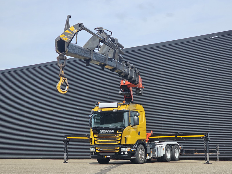 Scania G400 6x2 / PALFINGER PK 60002 / WINCH / BALLAST - Vilcējs: foto 4 Scania G400 6x2 / PALFINGER PK 60002 / WINCH / BALLAST - Vilcējs: foto 4