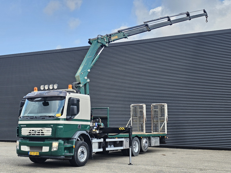 Volvo FE 320 6X2R / 22 t/m KRAN / CRANE / OPRIJ / MACHINE TRANSPORT - Kravas auto ar manipulatoru: foto 1 Volvo FE 320 6X2R / 22 t/m KRAN / CRANE / OPRIJ / MACHINE TRANSPORT - Kravas auto ar manipulatoru: foto 1
