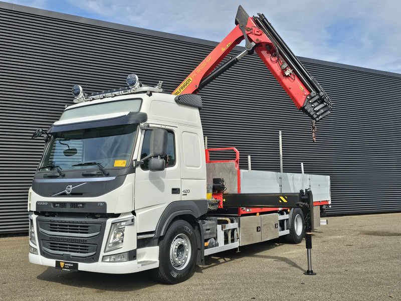Volvo FM420 4x2 / PALFINGER 18502 - 17 mtr / CRANE / KRAN - Bortu kravas automašīna/ Platforma, Kravas auto ar manipulatoru: foto 5 Volvo FM420 4x2 / PALFINGER 18502 - 17 mtr / CRANE / KRAN - Bortu kravas automašīna/ Platforma, Kravas auto ar manipulatoru: foto 5