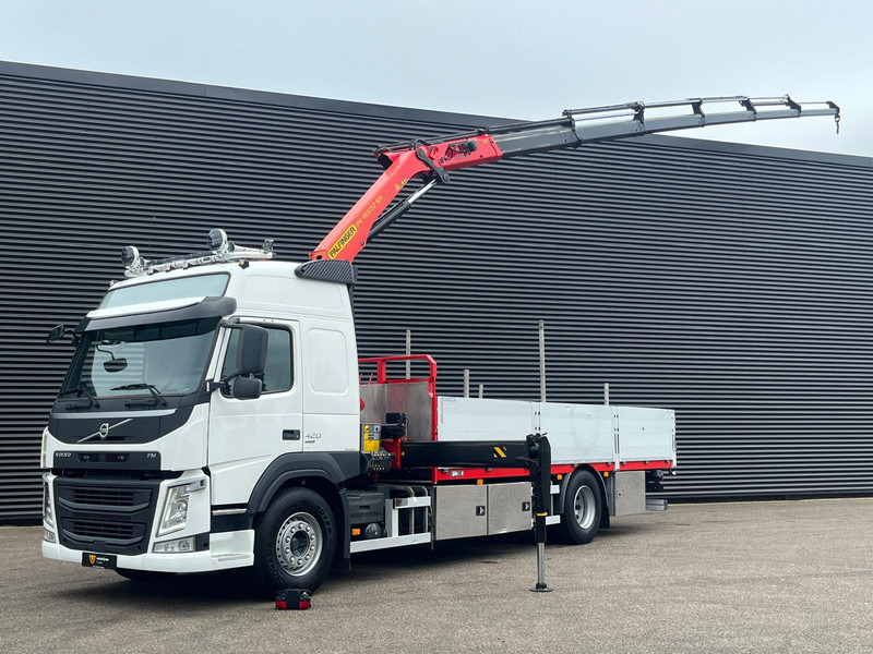 Volvo FM420 4x2 / PALFINGER 18502 - 17 mtr / CRANE / KRAN - Kravas auto ar manipulatoru: foto 1 Volvo FM420 4x2 / PALFINGER 18502 - 17 mtr / CRANE / KRAN - Kravas auto ar manipulatoru: foto 1