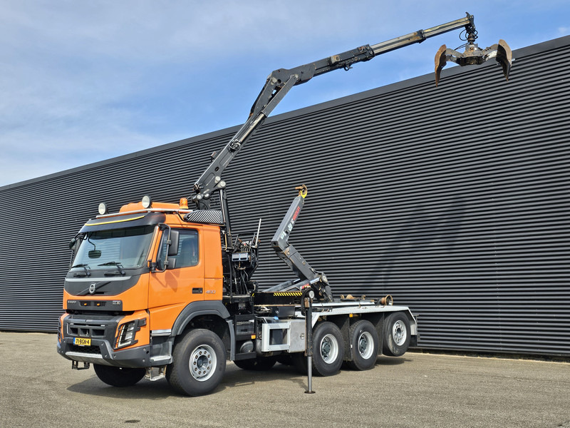 Volvo FMX 460 8x4-4 / HIAB Z CRANE + HOOKLIFT - Pacēlājs ar āķi: foto 1 Volvo FMX 460 8x4-4 / HIAB Z CRANE + HOOKLIFT - Pacēlājs ar āķi: foto 1