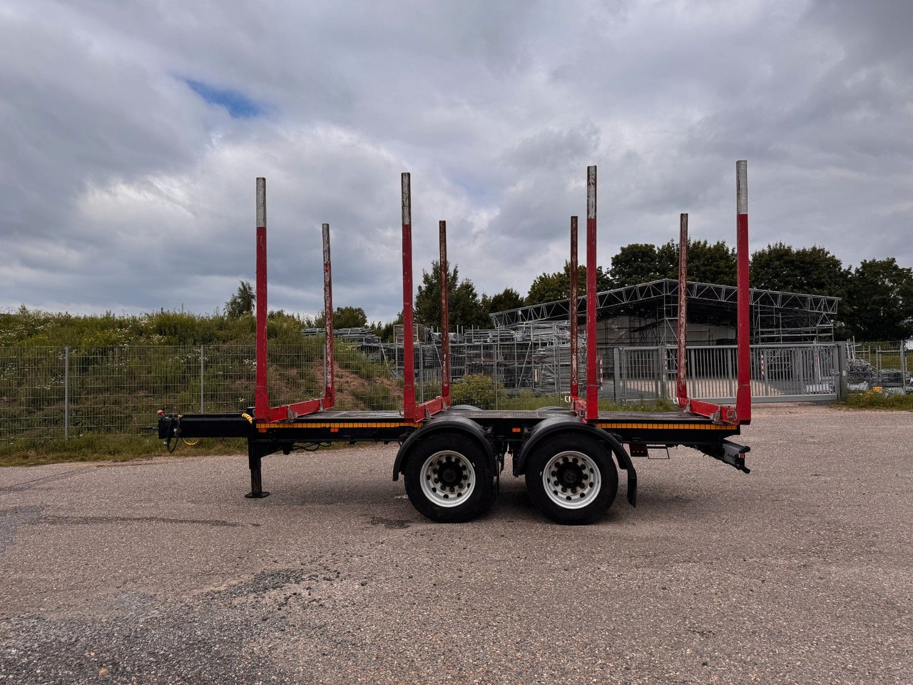 Goldhofer Glogger 2 Achser 14,5 m 18 to. Holztransporter - Kokvedēja piekabe: foto 1 Goldhofer Glogger 2 Achser 14,5 m 18 to. Holztransporter - Kokvedēja piekabe: foto 1