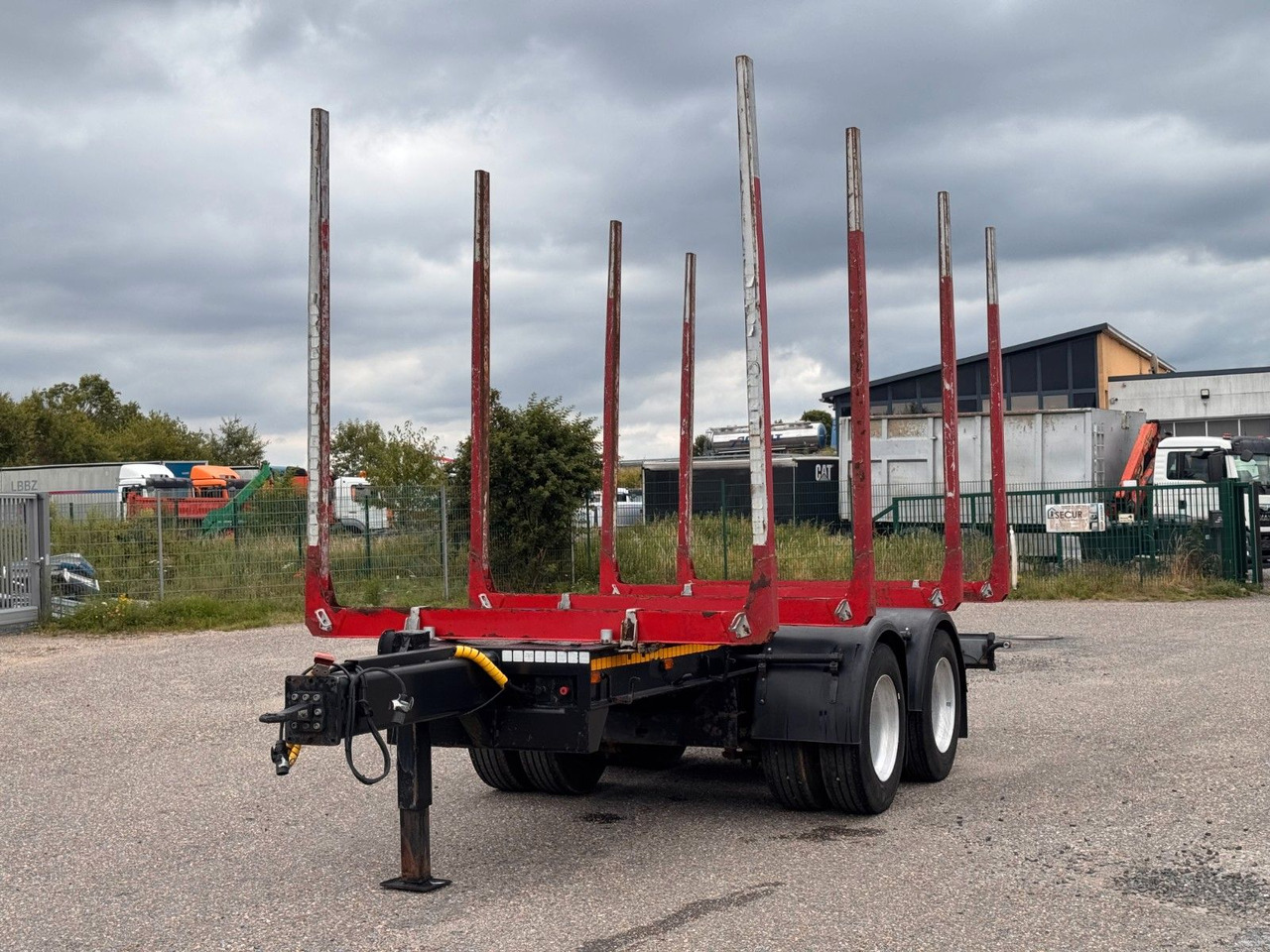 Goldhofer Glogger 2 Achser 14,5 m 18 to. Holztransporter - Kokvedēja piekabe: foto 3 Goldhofer Glogger 2 Achser 14,5 m 18 to. Holztransporter - Kokvedēja piekabe: foto 3