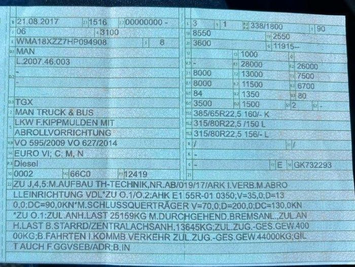 MAN 26.460 6X2 Retarder Klima Navigation guter Zust. - Pacēlājs ar āķi: foto 3 MAN 26.460 6X2 Retarder Klima Navigation guter Zust. - Pacēlājs ar āķi: foto 3