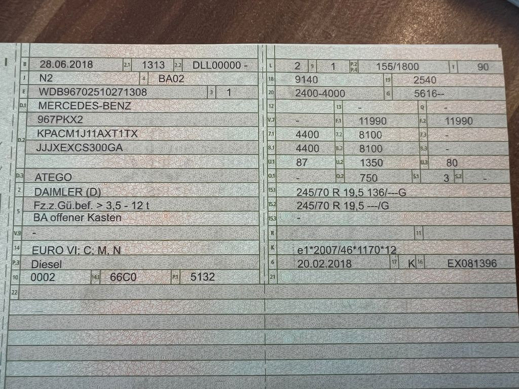 Mercedes-Benz 1221 4X2 offene Pritsche Mercedes-Benz 1221 4X2 offene Pritsche - Bortu kravas automašīna/ Platforma: foto 2 Mercedes-Benz 1221 4X2 offene Pritsche Mercedes-Benz 1221 4X2 offene Pritsche - Bortu kravas automašīna/ Platforma: foto 2