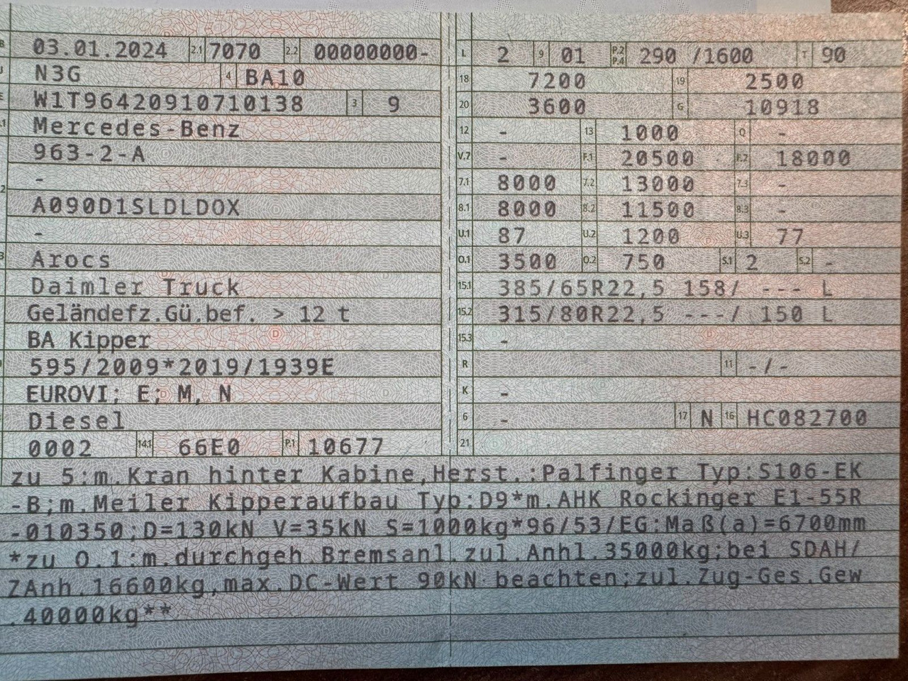 Mercedes-Benz 1840 2140 4X2 Kipper % Kran mit Funk Top Zust. - Kravas automašīna pašizgāzējs: foto 2 Mercedes-Benz 1840 2140 4X2 Kipper % Kran mit Funk Top Zust. - Kravas automašīna pašizgāzējs: foto 2