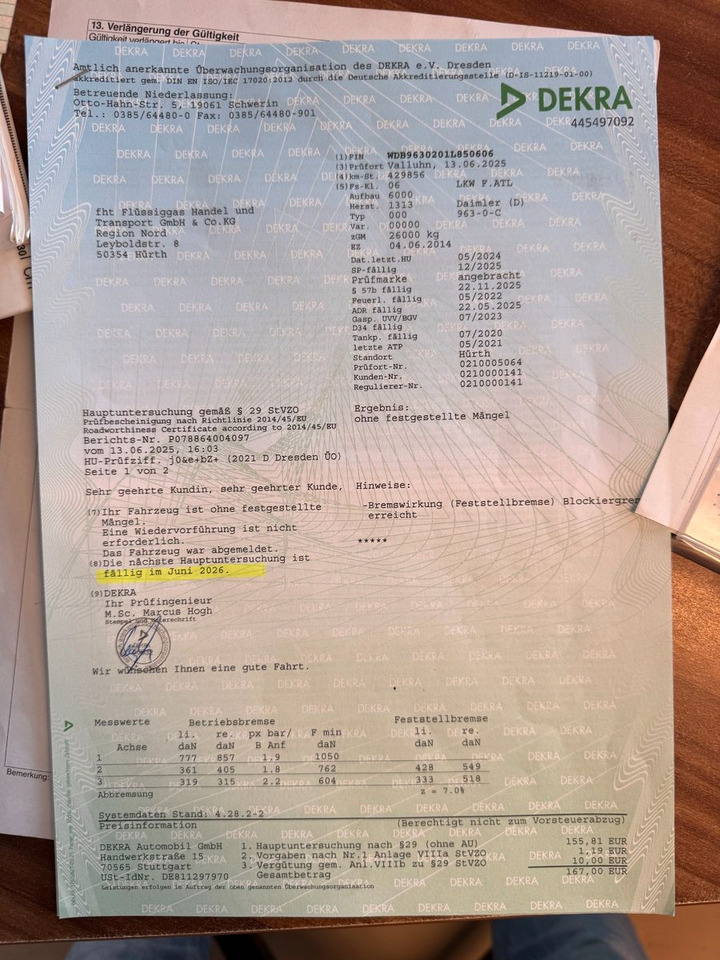 Mercedes-Benz 2536 ADR Valid & kipphydraulik für Gastank - Autocisterna: foto 4 Mercedes-Benz 2536 ADR Valid & kipphydraulik für Gastank - Autocisterna: foto 4